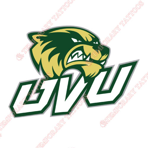 Utah Valley Wolverines Customize Temporary Tattoos Stickers NO.6755
